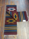 Zapotec Handwoven Wool Runner; 15"x80"; Z23-5