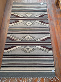 Zapotec Handwoven Wool Rug; 30"x60"; Z17-4