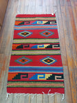 Zapotec Handwoven Wool Rug; 22"x44"; ZP4-13