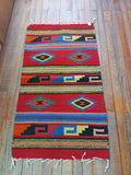 Zapotec Handwoven Wool Rug; 22"x44"; ZP4-13