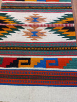Zapotec Handwoven Wool Rug; 22"x44"; ZP4-11