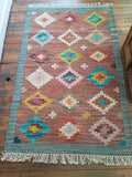 Handwoven Wool Rug; 3'x5'; WR3X5-5
