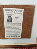 Navajo Sand Painting by Marlene Doby; 7"x7"; SP911-2