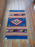 Zapotec Handwoven Wool Rug; 22"x44"; ZP4-7