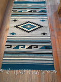 Zapotec Handwoven Wool Rug; 30"x60"; ZP6-17