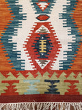 Handwoven Wool Rug; 4'x6'; W4x6-6