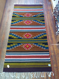 Zapotec Handwoven Wool Rug; 30"x60"; Z22-8