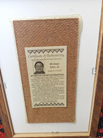 Navajo Sand Painting by Herman Tyler Jr; 6"x9"; SP17-D