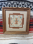 Navajo Sand Painting by Nephi Benally; 7"x7"; SP911-3