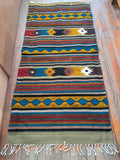 Zapotec Handwoven Wool Rug; 30"x60"; Z17-1