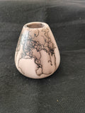Authentic Navajo Horsehair Pottery; 4" tall x 10.5" diameter; NP4-4