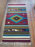 Zapotec Handwoven Wool Rug; 30"x60"; ZAP9-2-3
