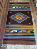 Zapotec Handwoven Wool Rug; 30"x60"; ZP3-17