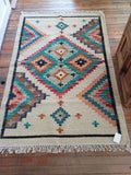 Handwoven Wool Rug; 3'x5'; WR3X5-3