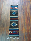 Zapotec Handwoven Wool Runner; 10"x40"; Z16-2