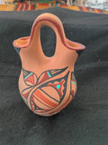 Authentic Jemez Pueblo Wedding Vase; JP4-5