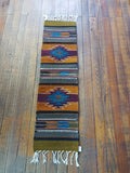 Zapotec Handwoven Wool Runner; 10"x40"; ZAP15-5