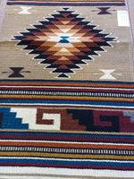 Zapotec Handwoven Wool Rug; 22"x44"; ZP4-1