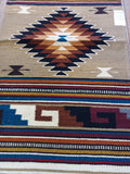 Zapotec Handwoven Wool Rug; 22"x44"; ZP4-1