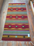 Zapotec Handwoven Wool Rug; 30"x60"; ZP28-2