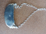 Authentic Sterling Silver and Turquoise Necklace; NK18-7
