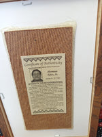 Navajo Sand Painting by Herman Tyler Jr; 6"x9"; SP17-E