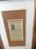 Navajo Sand Painting by Herman Tyler Jr; 6"x9"; SP17-E