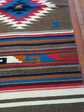 Zapotec Handwoven Wool Rug; 30"x60"; Z22-3