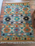 Handwoven Wool Rug; 3'x5'; W3x5-2