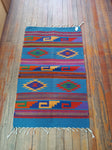 Zapotec Handwoven Wool Rug; 22"x44"; ZP4-14