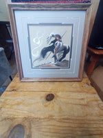 End of Trail Sand Painting by Michael Watchman; 13"x13" framed; SP96-1