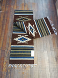 Zapotec Handwoven Wool Runner; 15"x80"; Z23-1