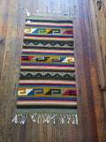 Zapotec Handwoven Wool Rug; 22"x44"; Z4-2
