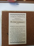 Navajo Sand Painting by Michael Watchman; 7"x7"; SP911-8