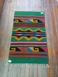 Zapotec Handwoven Wool Rug; 22"x44"; ZP4-10