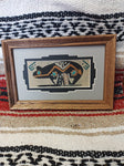 Navajo Sand Painting by Herman Tyler Jr; 6"x9"; SP17-F