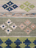 Handwoven Wool Rug; 4'x6'; W4x6-2