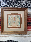 Navajo Sand Painting by Nephi Benally; 7"x7"; Sp911-4