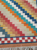 Handwoven Wool Rug; 4'x6'; W4x6-1