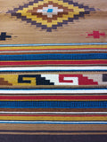 Zapotec Handwoven Wool Rug; 30"x60"; Z22-7
