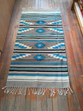 Zapotec Handwoven Wool Rug; 30"x60"; Z17-7