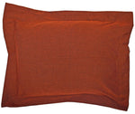 Rust Pillow Sham; Standard size