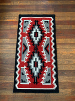 Navajo Inspired Design Handwoven Wool Rug; 2119