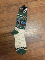 Zuni Bear Socks; Size 9-11; SK335