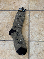 Kokopelli Towel Sock (French Terry Fabric) SZ 9-11 SK103