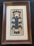 Authentic Navajo Sand Painting; SP30-D2; 9”L x 6”W; Daniel Smith Jr.