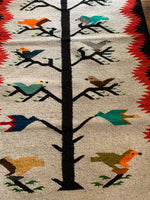 Handwoven Wool Tree of Life Rug; 30”x60”; TOL-17-4