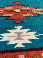Southwest Design Wool Throw Pillow; 18”x18”