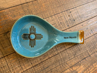 New Mexico Souvenir Spoon Rest; Zia; 58438