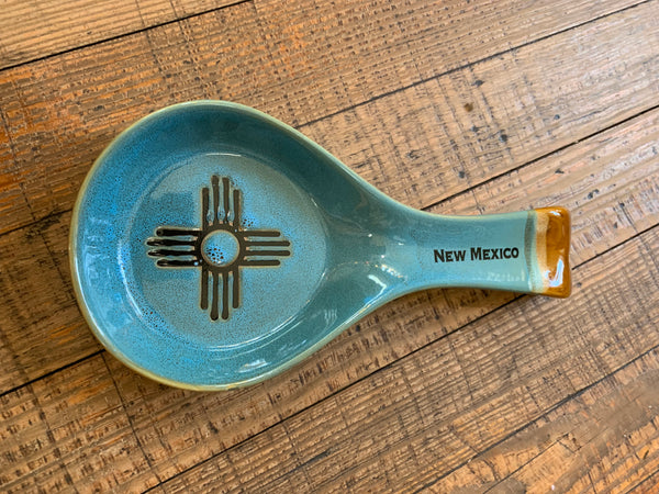 New Mexico Souvenir Spoon Rest; Zia; 58438 – Del Sol Tularosa